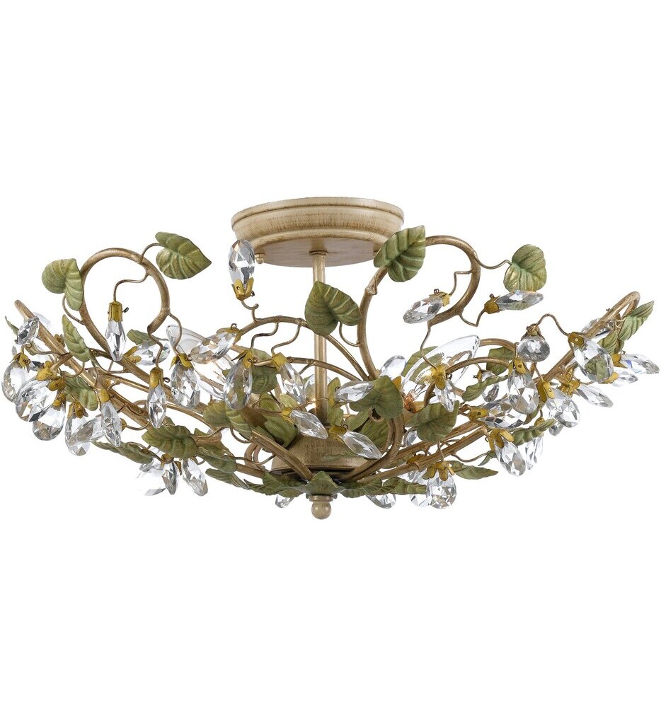 Crystorama - 4840-CT - Josie 20.5" Semi Flush