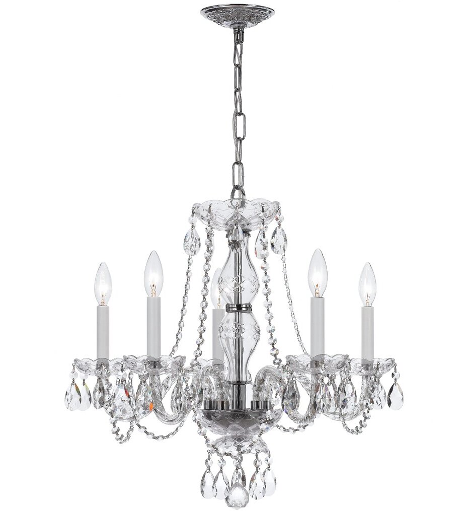 Traditional Crystal 21" Chandelier