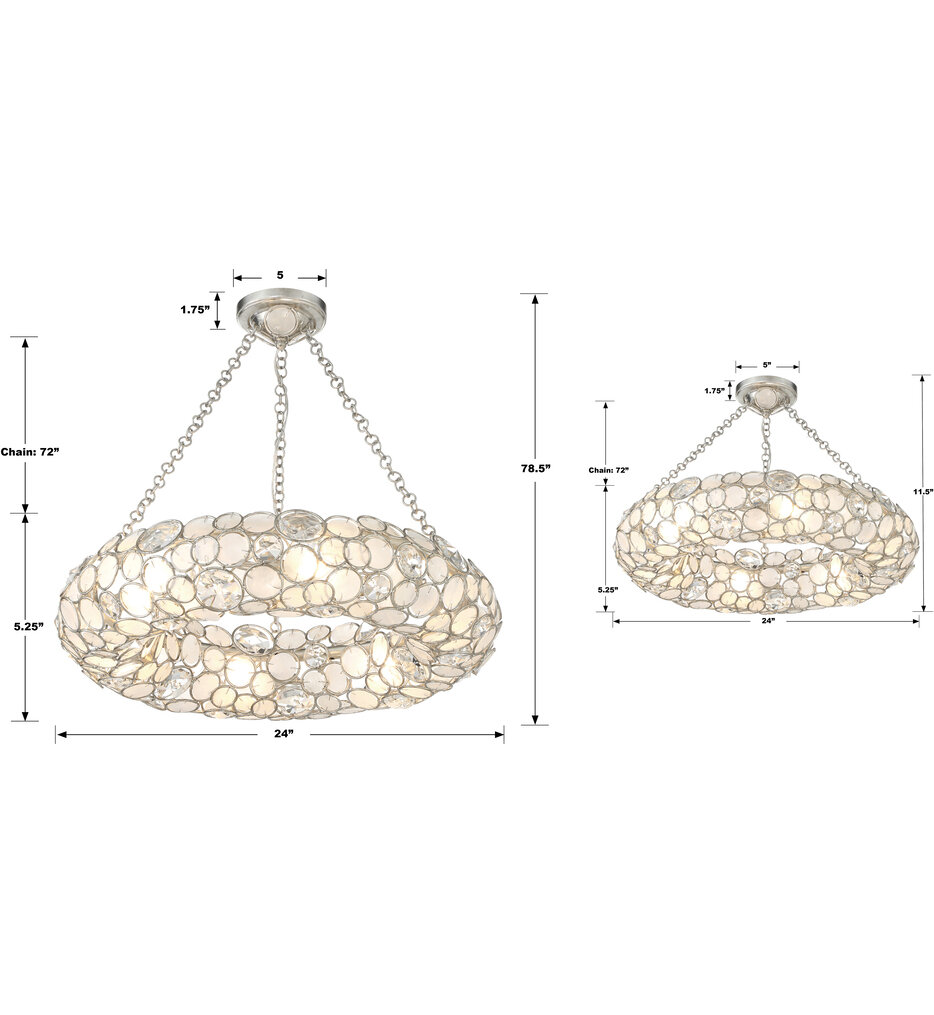 Palla 24" Chandelier