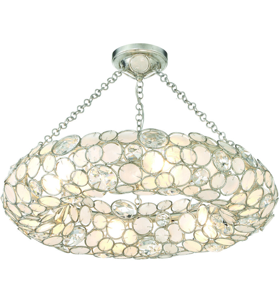 Crystorama - 525-SA_CEILING - Palla 24" Semi-Flush Mount