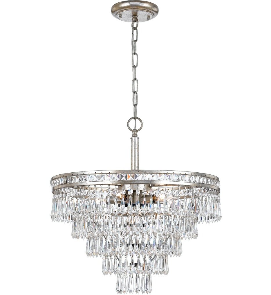 Crystorama - 5264-OS-CL-MWP - Mercer 20" Chandelier