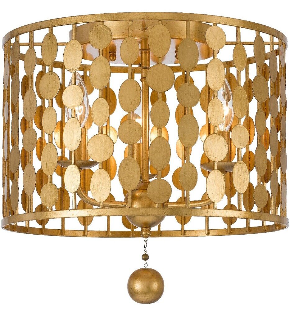 Crystorama - 544-GA - Layla 15" Flush Mount