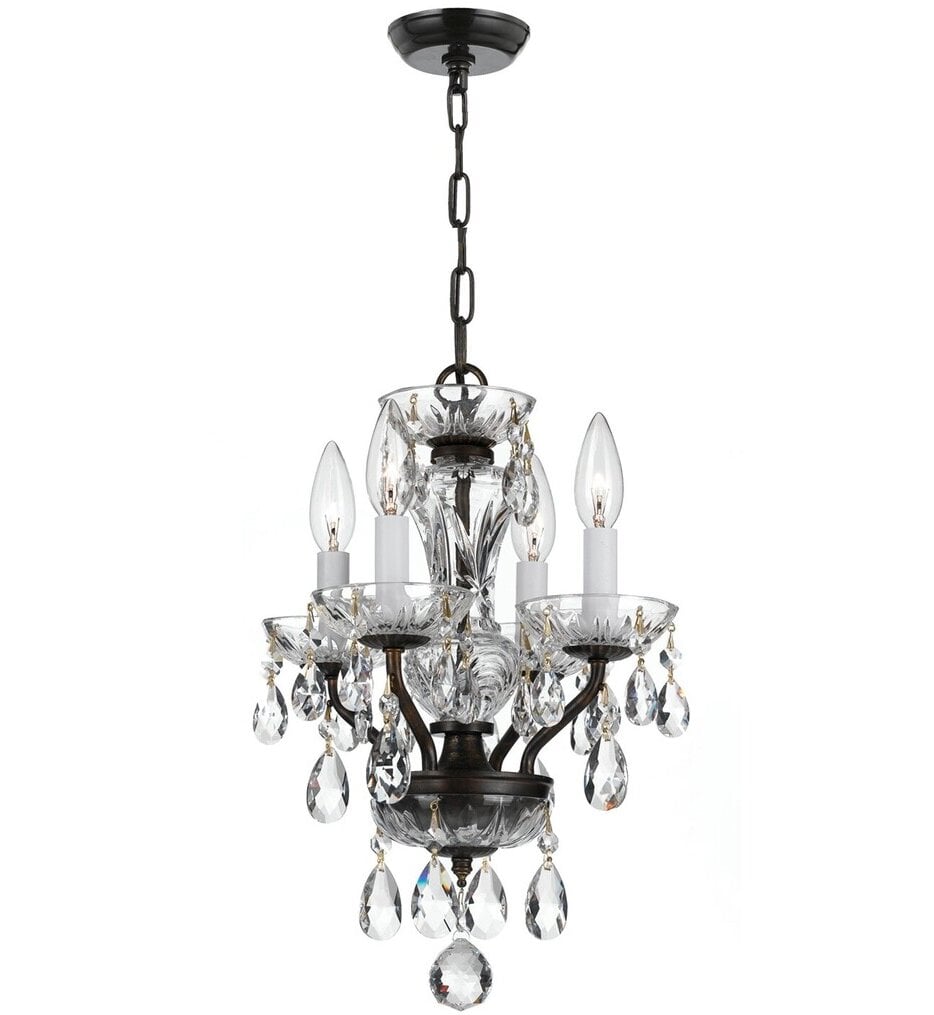 Traditional Crystal 11" Mini Chandelier