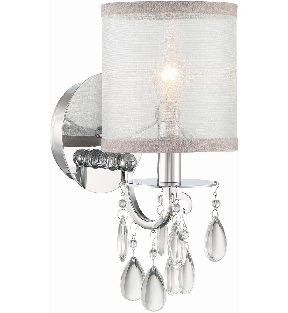 Crystorama - 5621-CH - Hampton 13" Wall Sconce