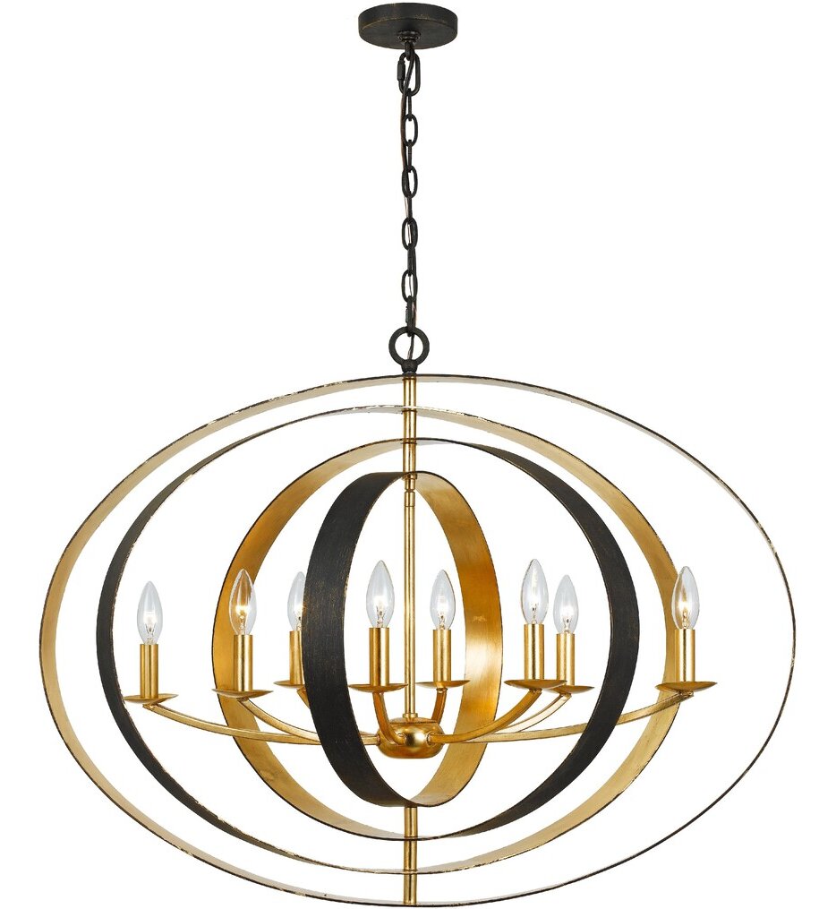Crystorama - Luna 36" Chandelier
