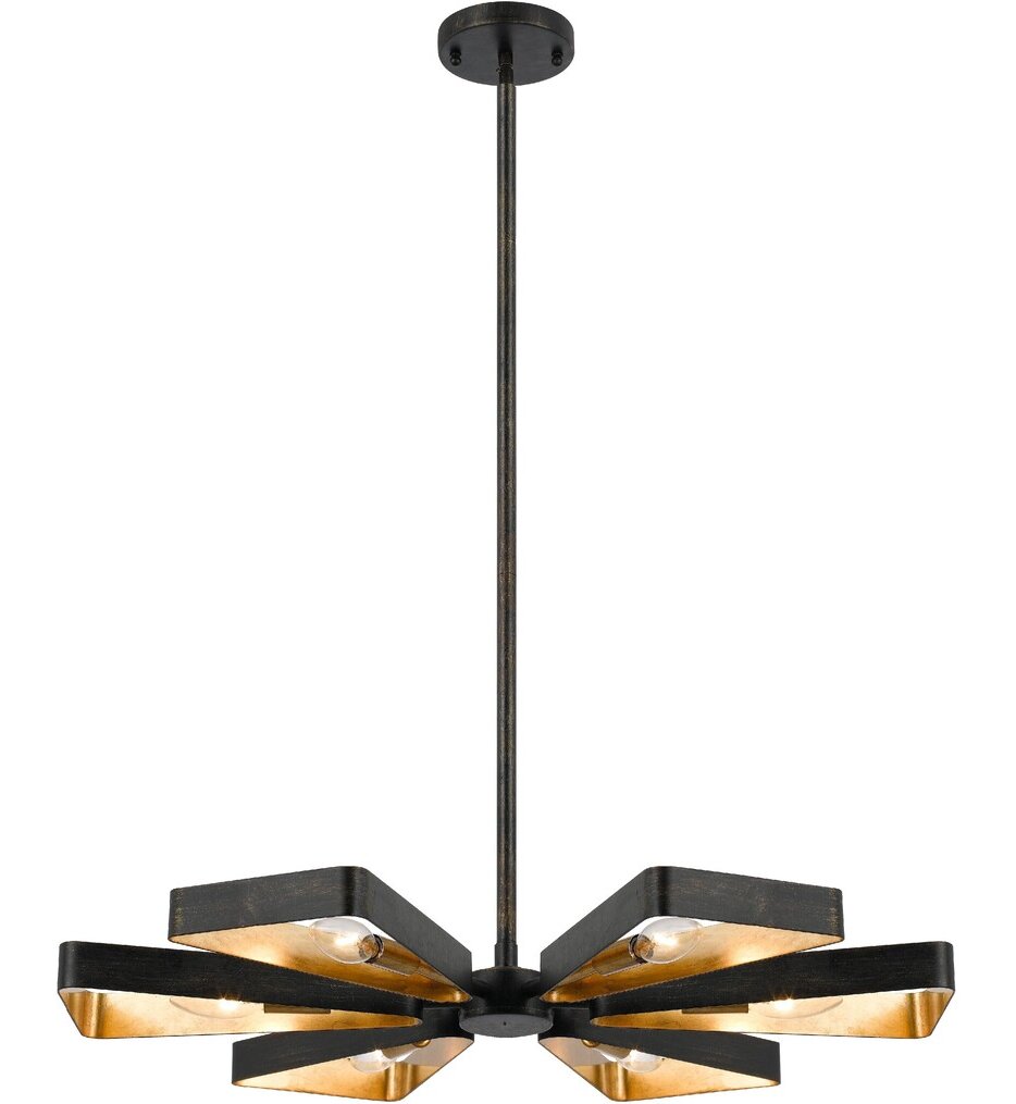 Crystorama - 596-EB-GA - Luna 27" Chandelier