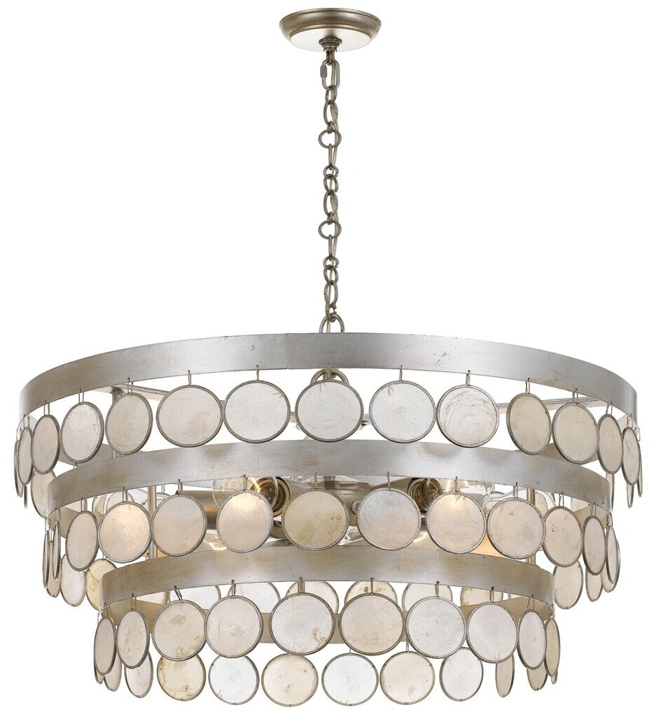 Crystorama - 6006-SA - Coco 22" Chandelier