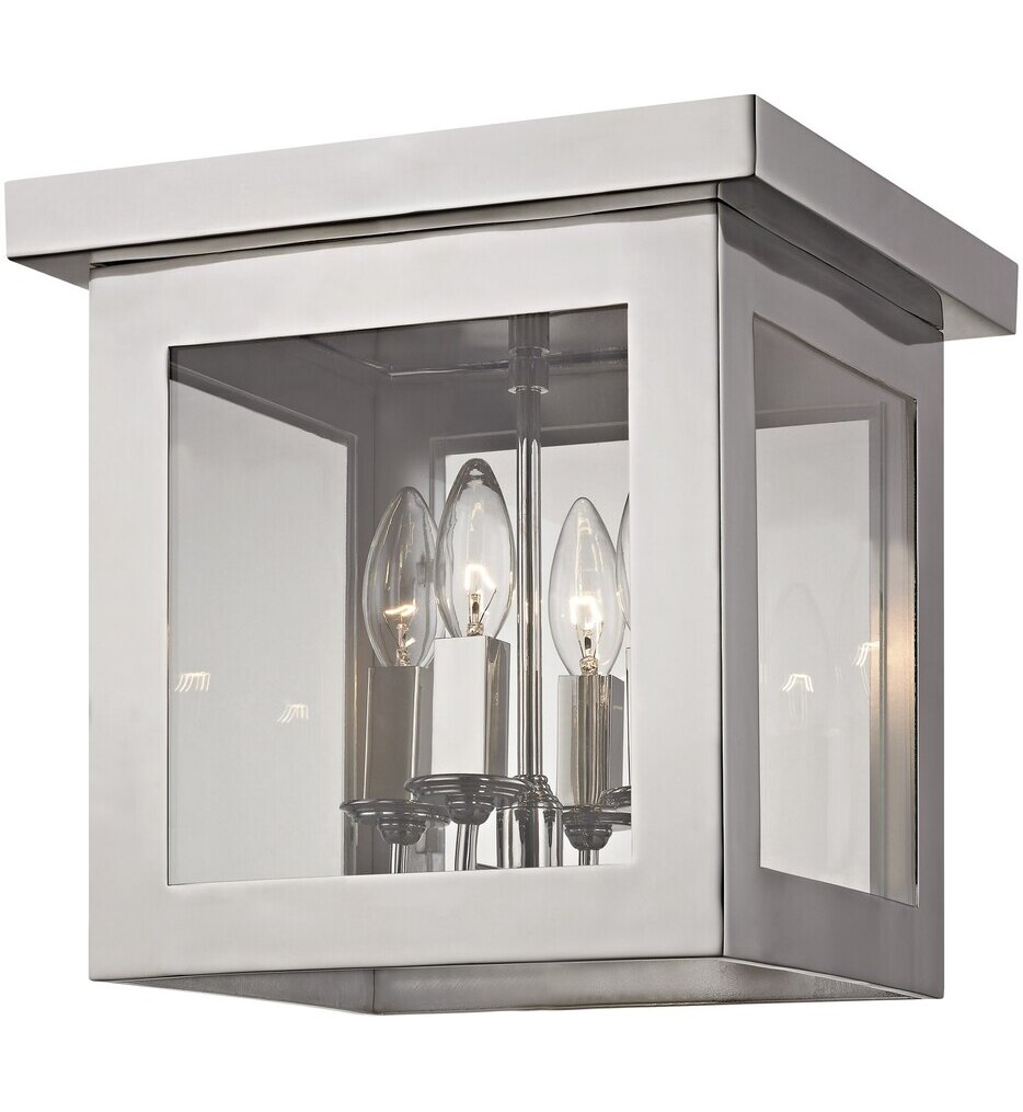 Crystorama - 6050-PN - Hurley 11.75" Flush Mount