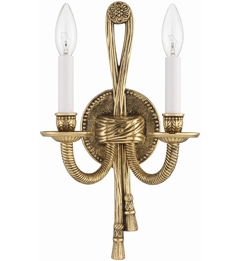 Cast Brass Wall Mount 15" Wall Sconce