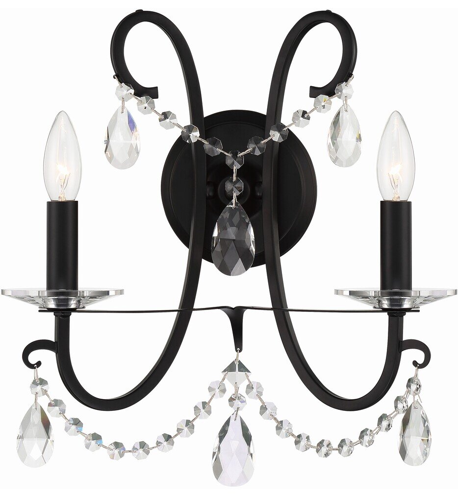 Crystorama - Othello 16" Wall Sconce