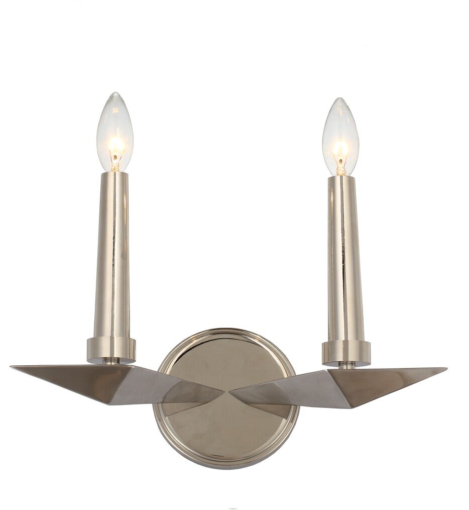 Crystorama - 7592-PN - Palmer 11.75" Wall Sconce