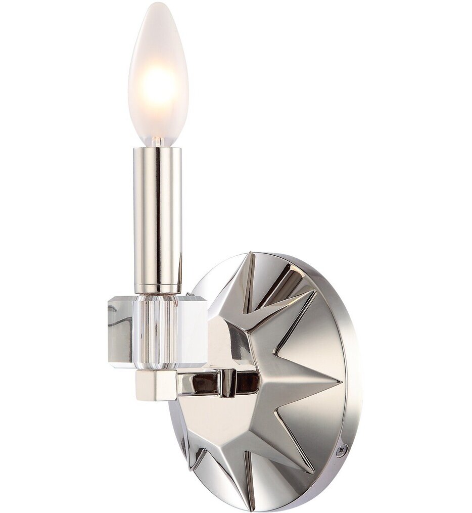 Crystorama - 8851-PN - Carson 7.5" Wall Sconce