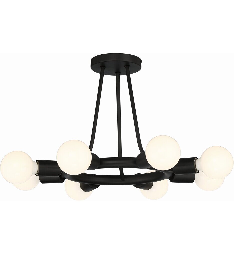 Crystorama - Dakota 15" Semi Flush
