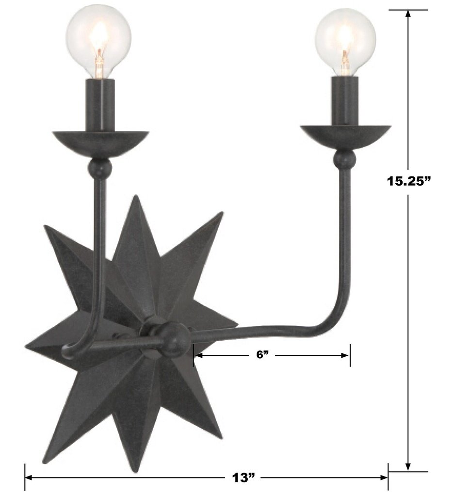 Astro 15.25" Wall Sconce