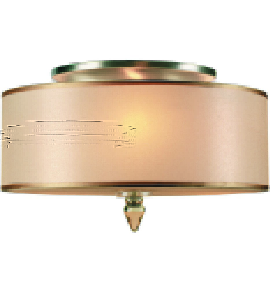 Crystorama - 9503-AB - Luxo 14" Flush Mount
