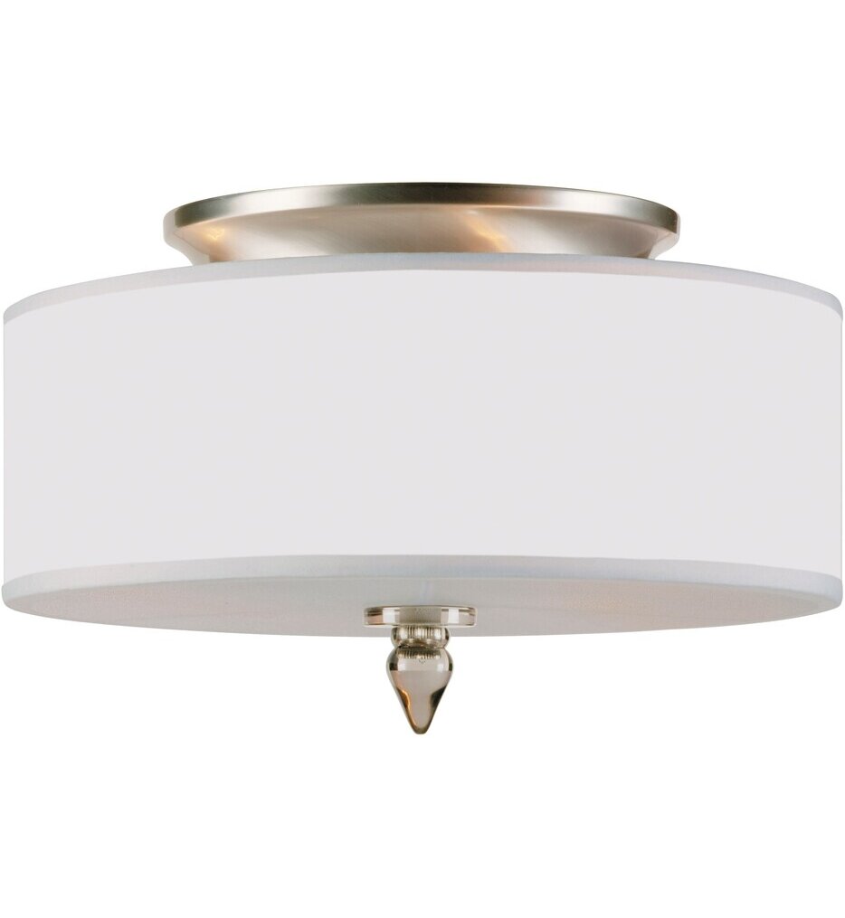 Crystorama - 9503-SN - Luxo 14" Flush Mount