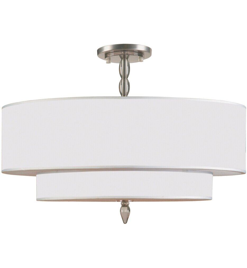 Crystorama - 9507-SN_CEILING - Luxo 26" Semi Flush