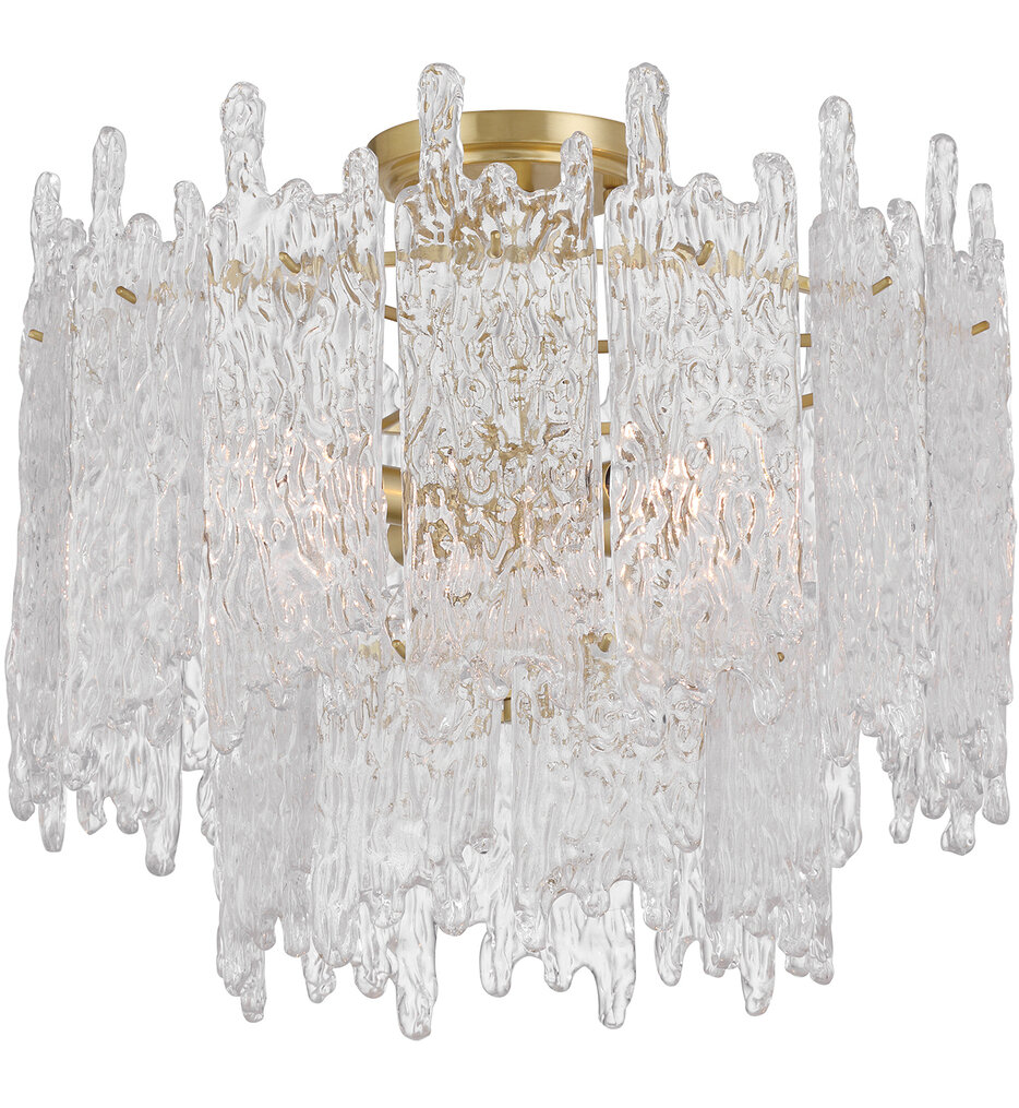 Crystorama - ACK-920-AG - Ackerly 16" Semi-Flush Mount