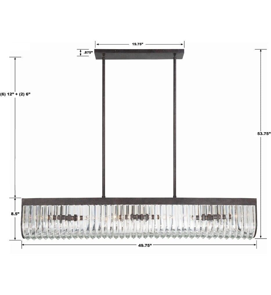 Alister 49.75" Chandelier