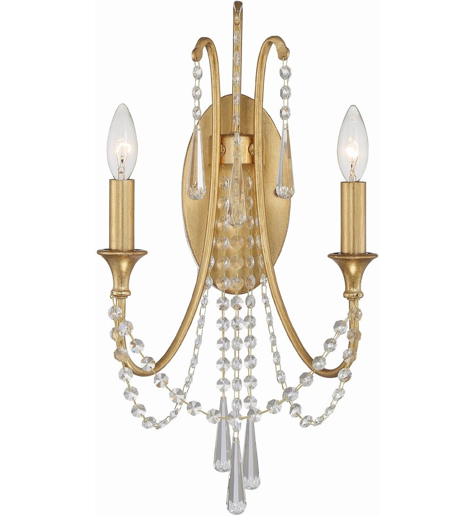 Crystorama - Arcadia 21.25" Wall Sconce