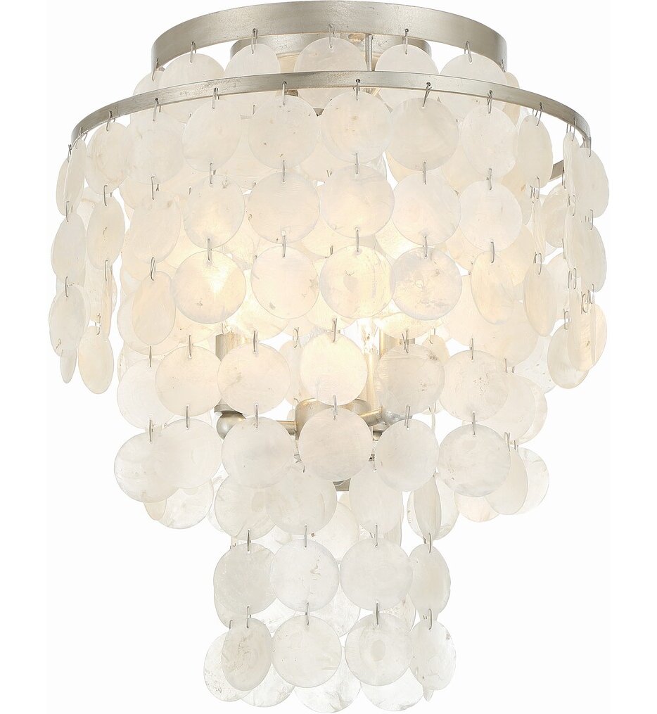 Crystorama - Brielle 13" Flush Mount