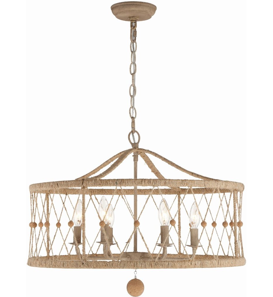 Crystorama - BRX-B7906-BS - Brixton 24" Chandelier