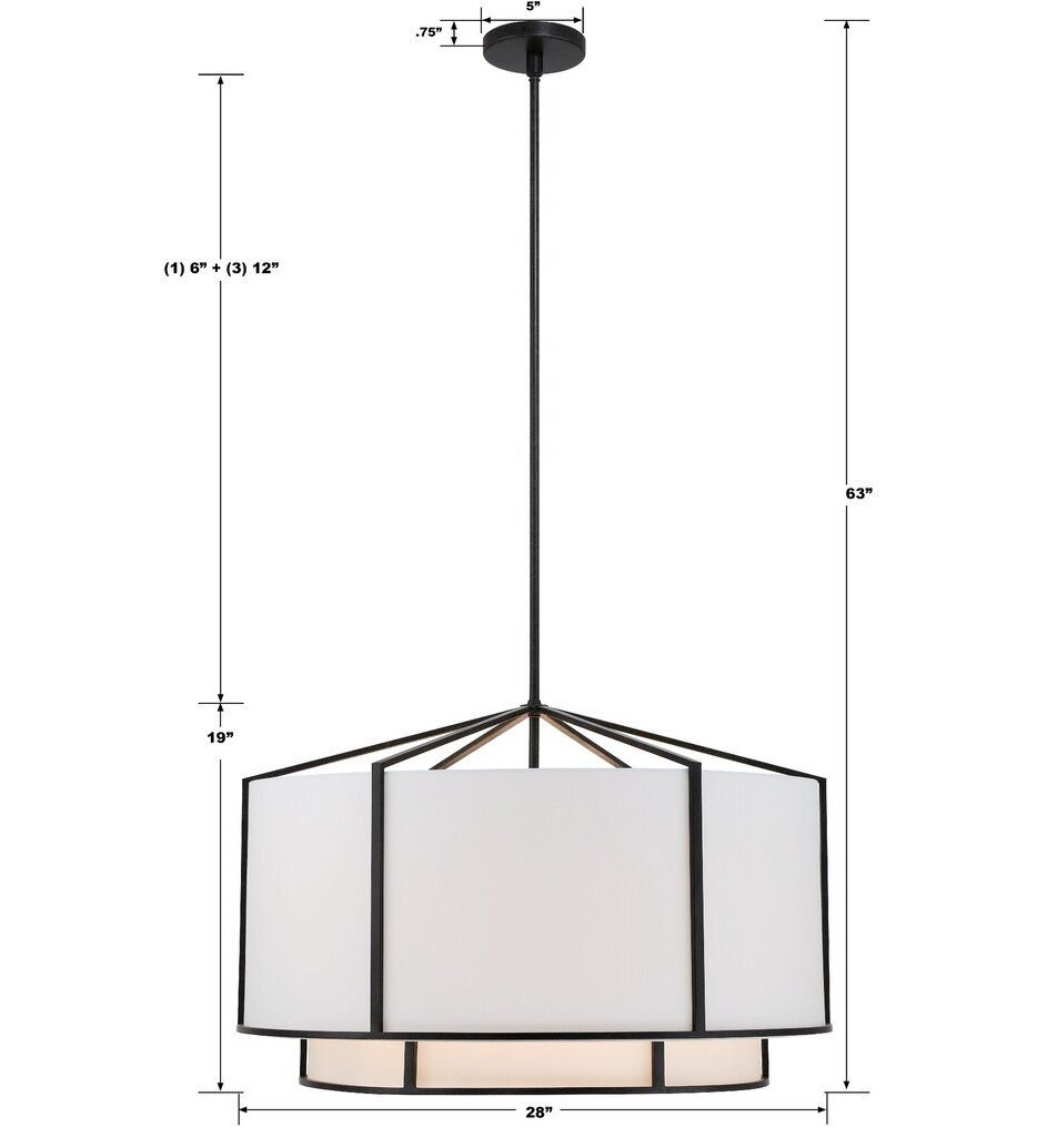Carlyn 28" Chandelier