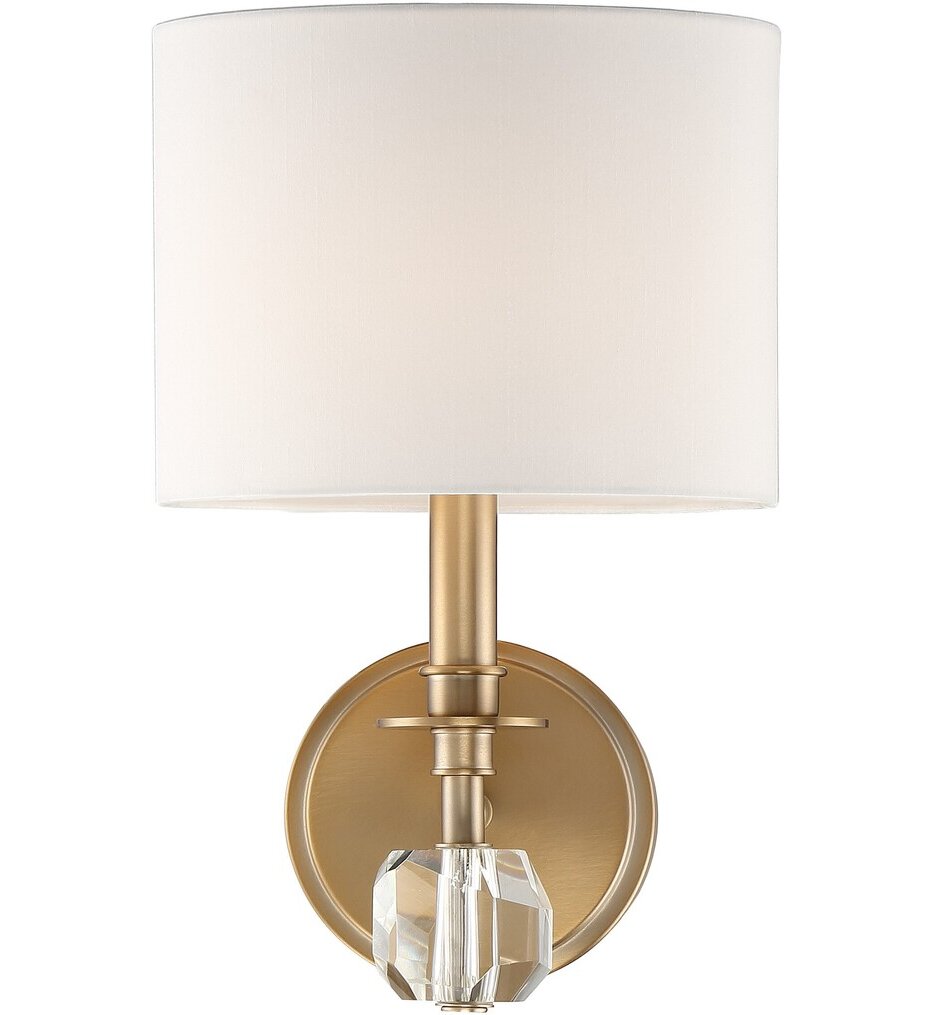 Crystorama - Chimes 13" Wall Sconce