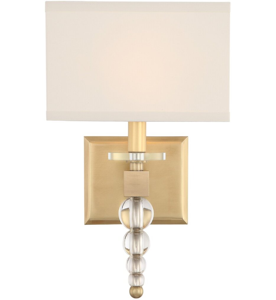 Crystorama - Clover 16" Wall Sconce