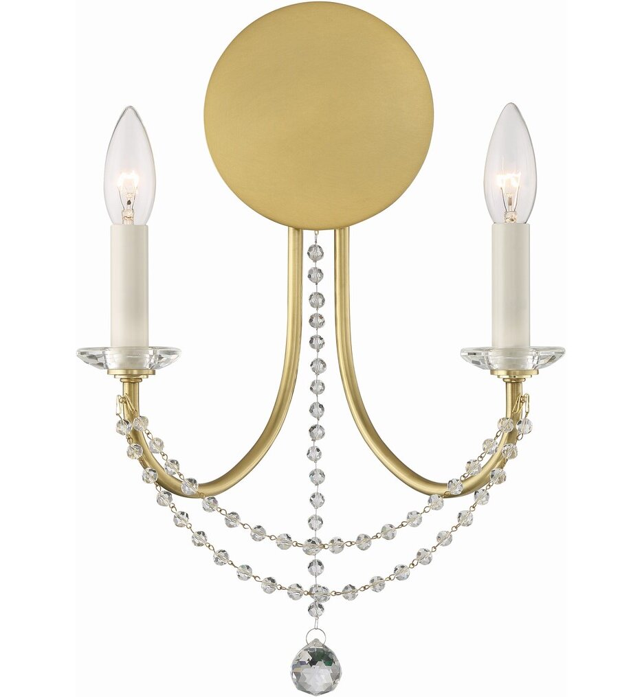 Crystorama - Delilah 16" Wall Sconce