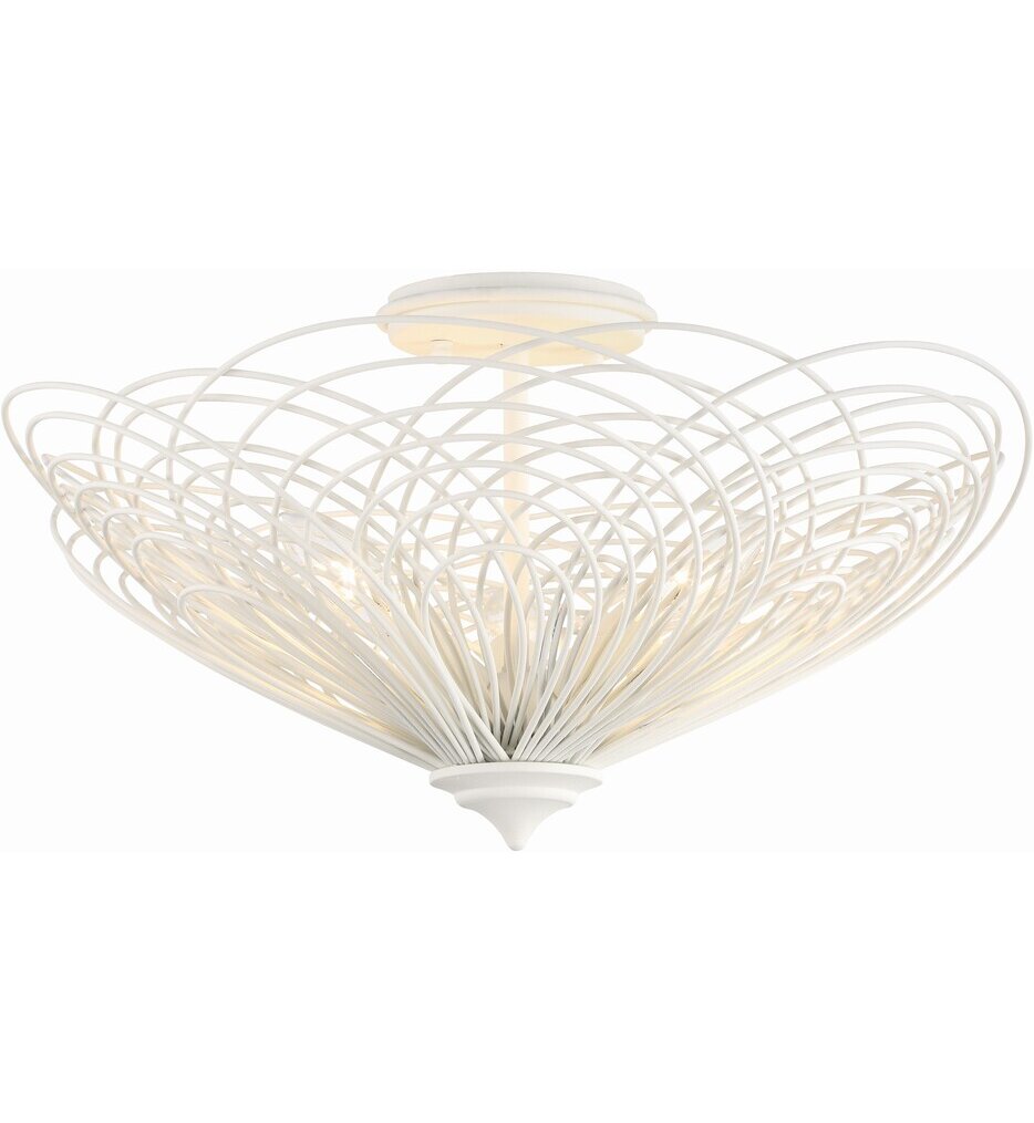 Crystorama - Doral 19" Semi Flush