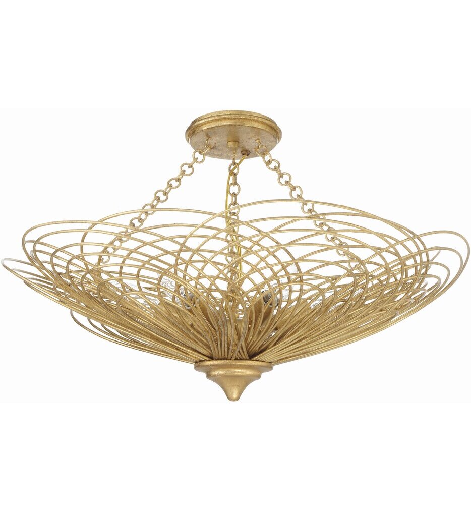 Crystorama - Doral 24" Semi-Flush Mount
