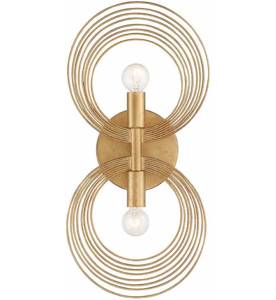 Crystorama - DOR-B7722-RG - Doral 16.25" Wall Sconce