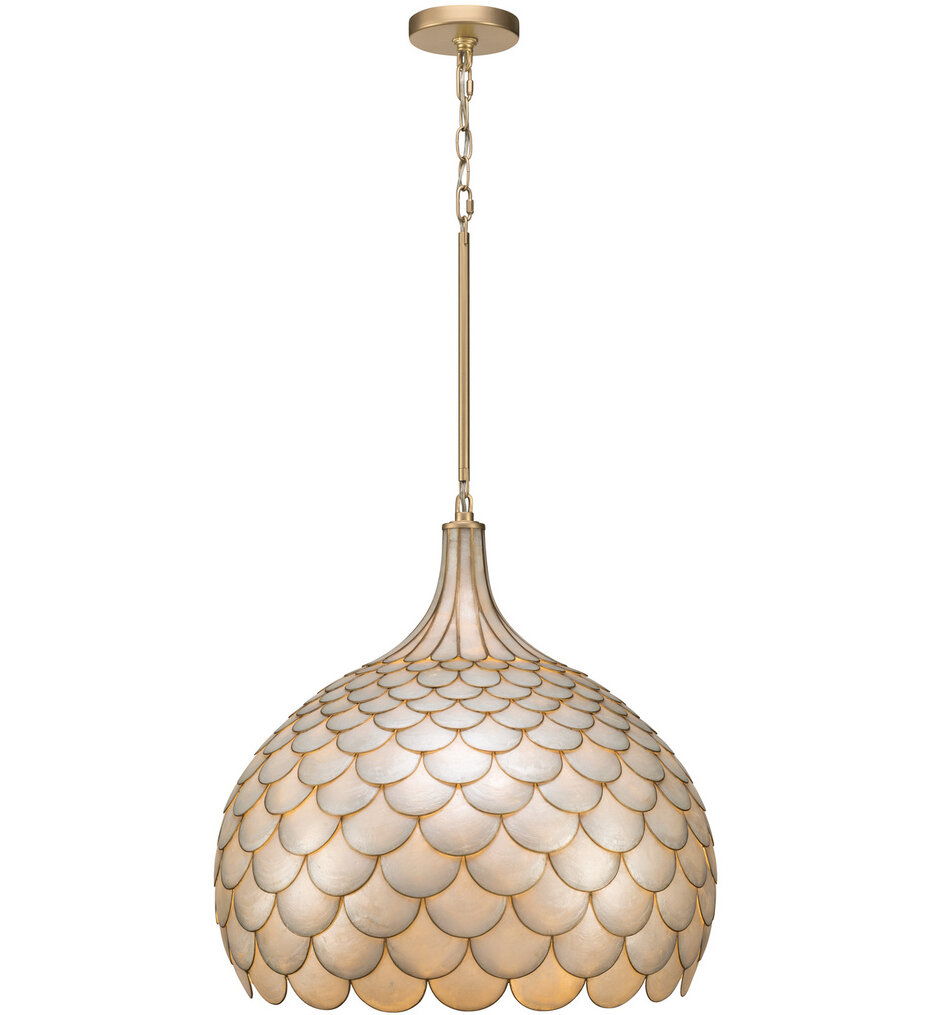 Crystorama - DRB-7005-SG - Darby 21-Inch Pendant