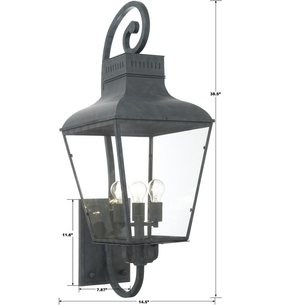 Dumont 38.5" Outdoor Sconce