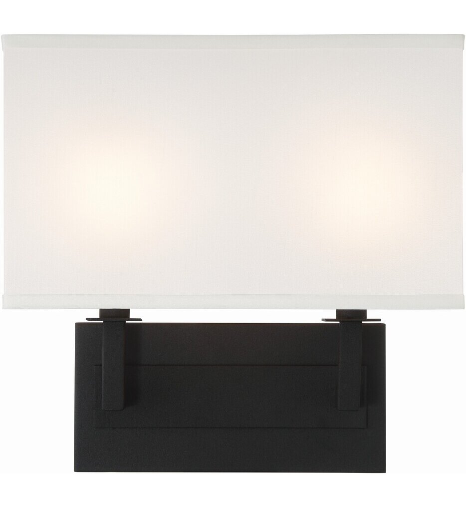Crystorama - Durham 12.75" Wall Sconce