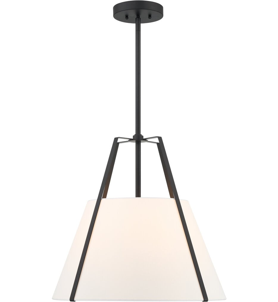 Crystorama - ED0241104BK - Everly 20-Inch Pendant