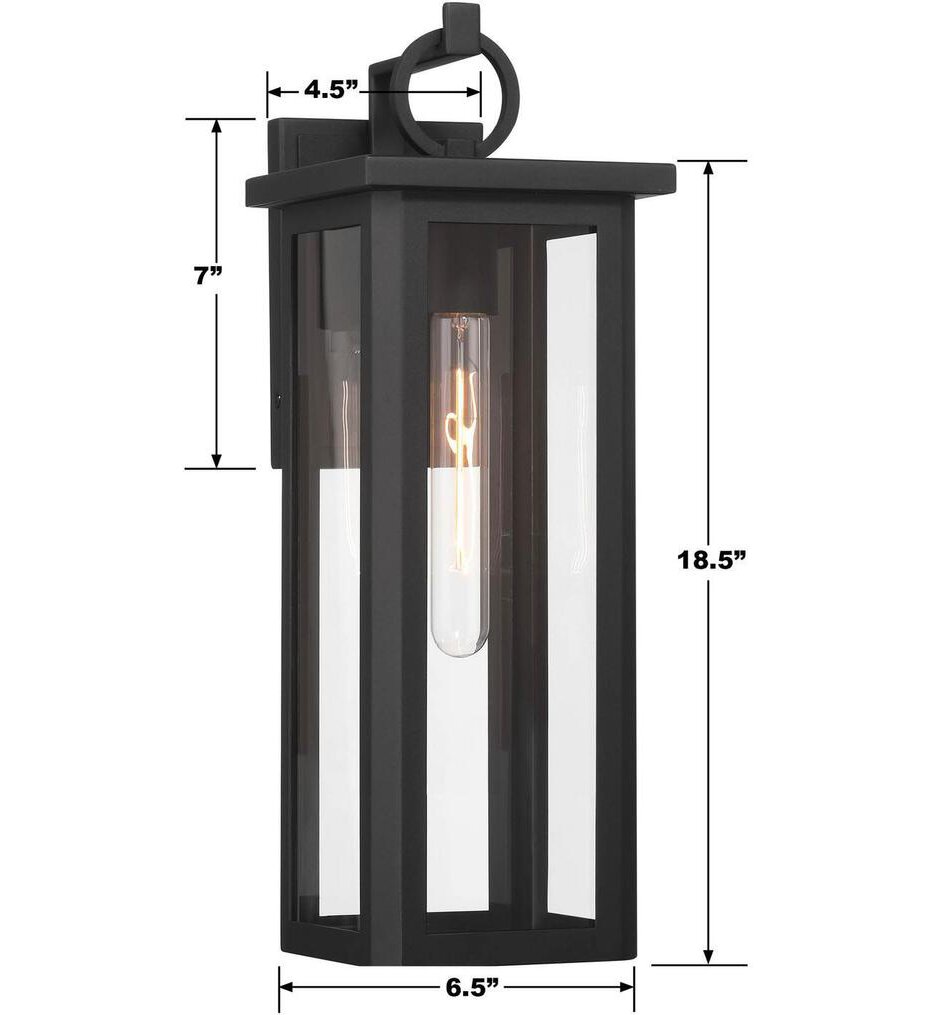 Boadie 18.5" Outdoor Wall Sconce