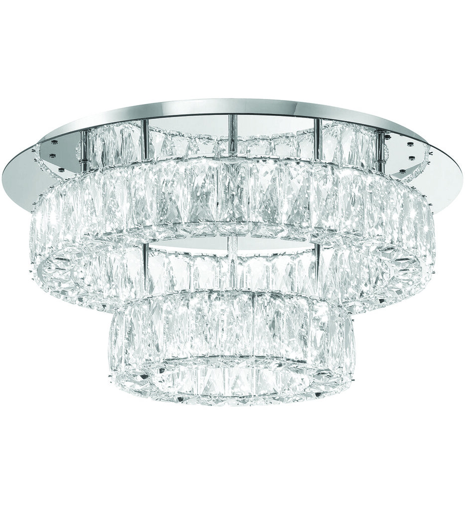 Crystorama - ED3552001CH - Kinsley 20" Flush Mount