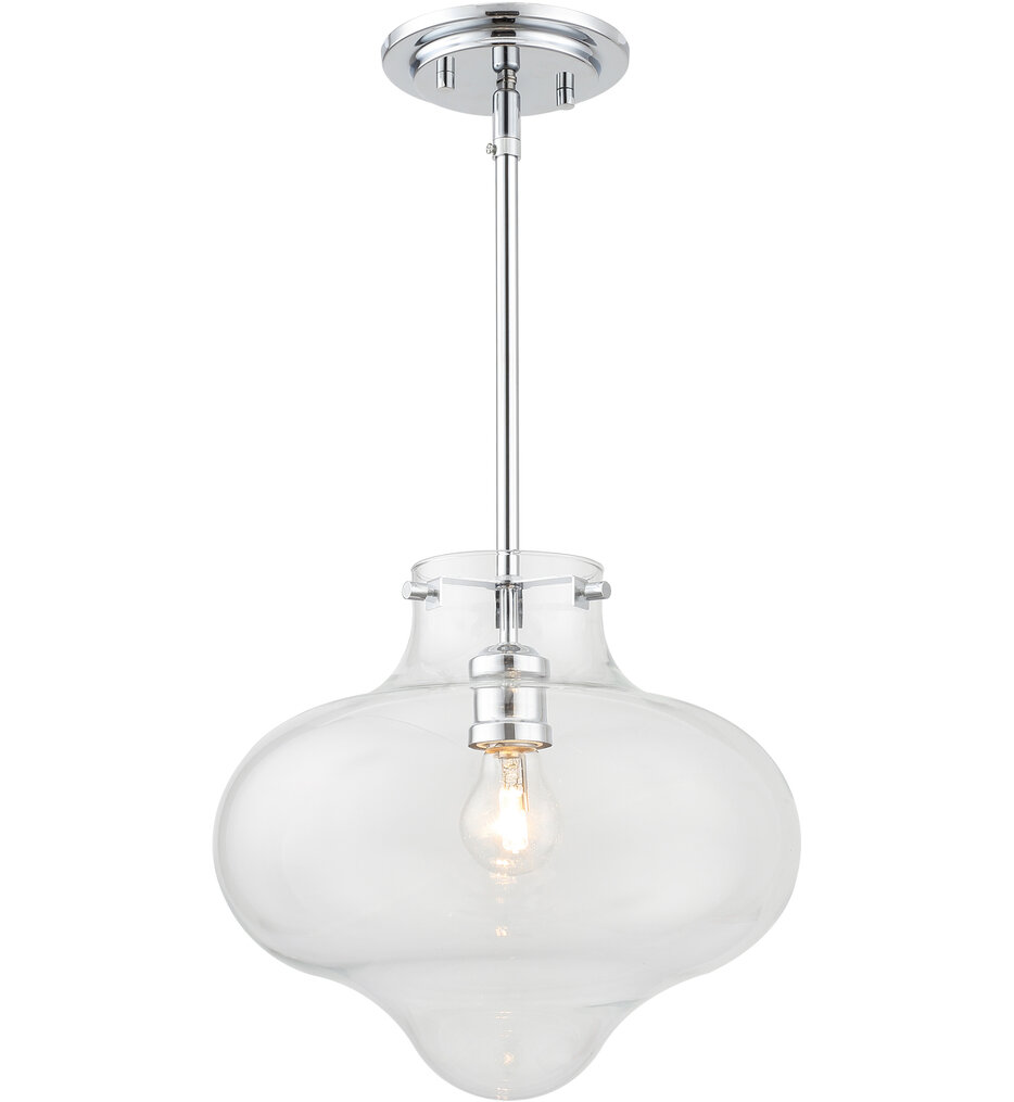 Crystorama - ED664661CH - Kai 12-Inch Pendant