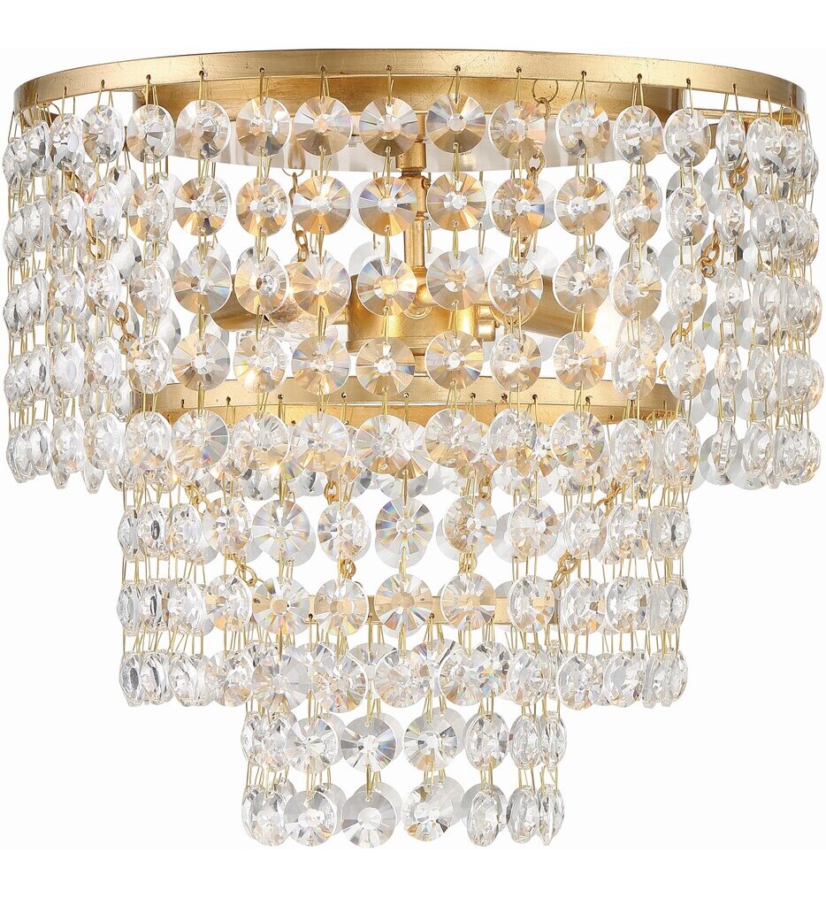 Crystorama - Gabrielle 14" Flush Mount