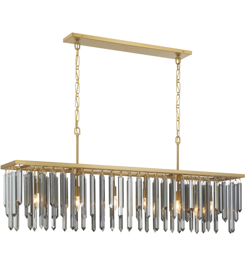 Crystorama - GEM-7007-MG-SS - Gemma 52-Inch Chandelier
