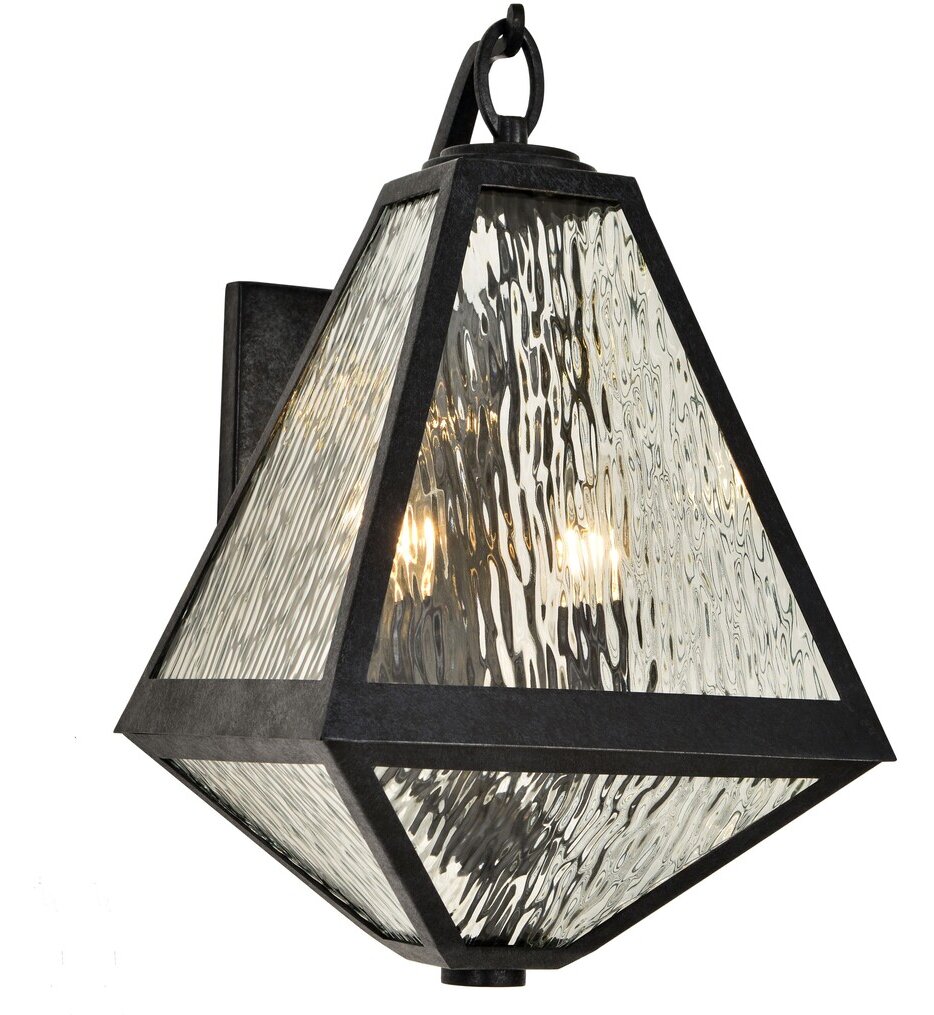 Crystorama - Glacier 16.75" Outdoor Wall Sconce