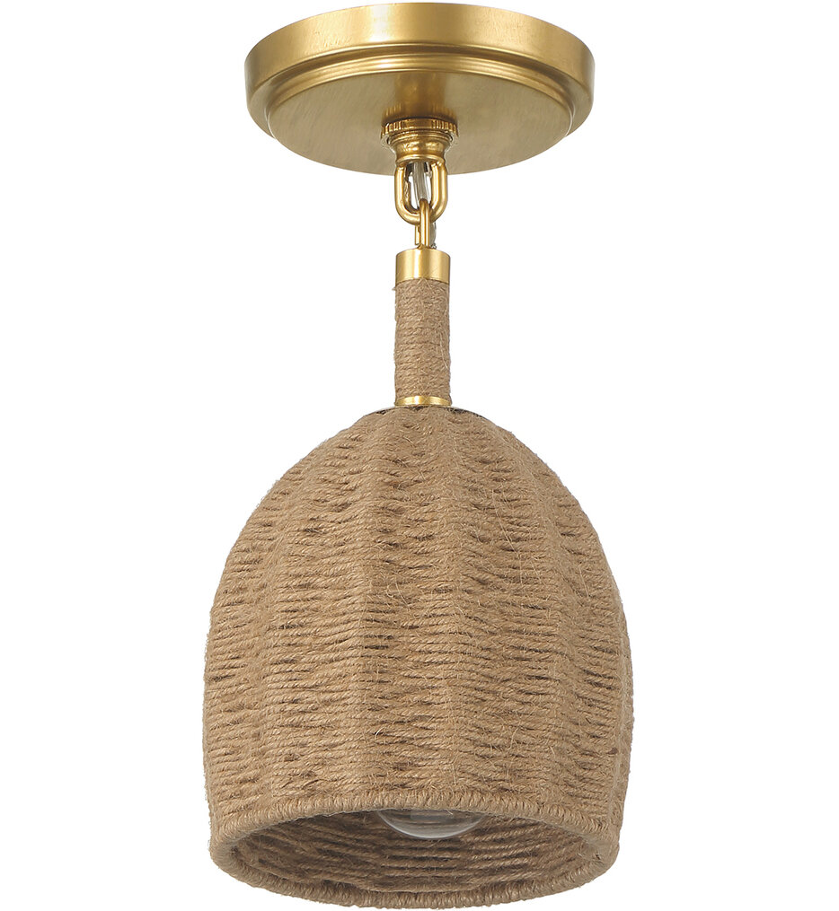 Jace 6" Semi-Flush Mount