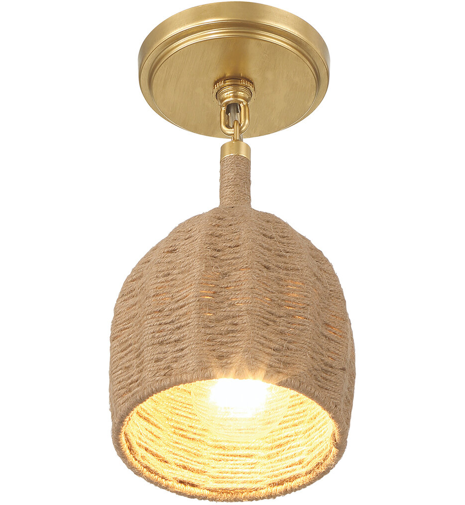 Jace 6" Semi-Flush Mount