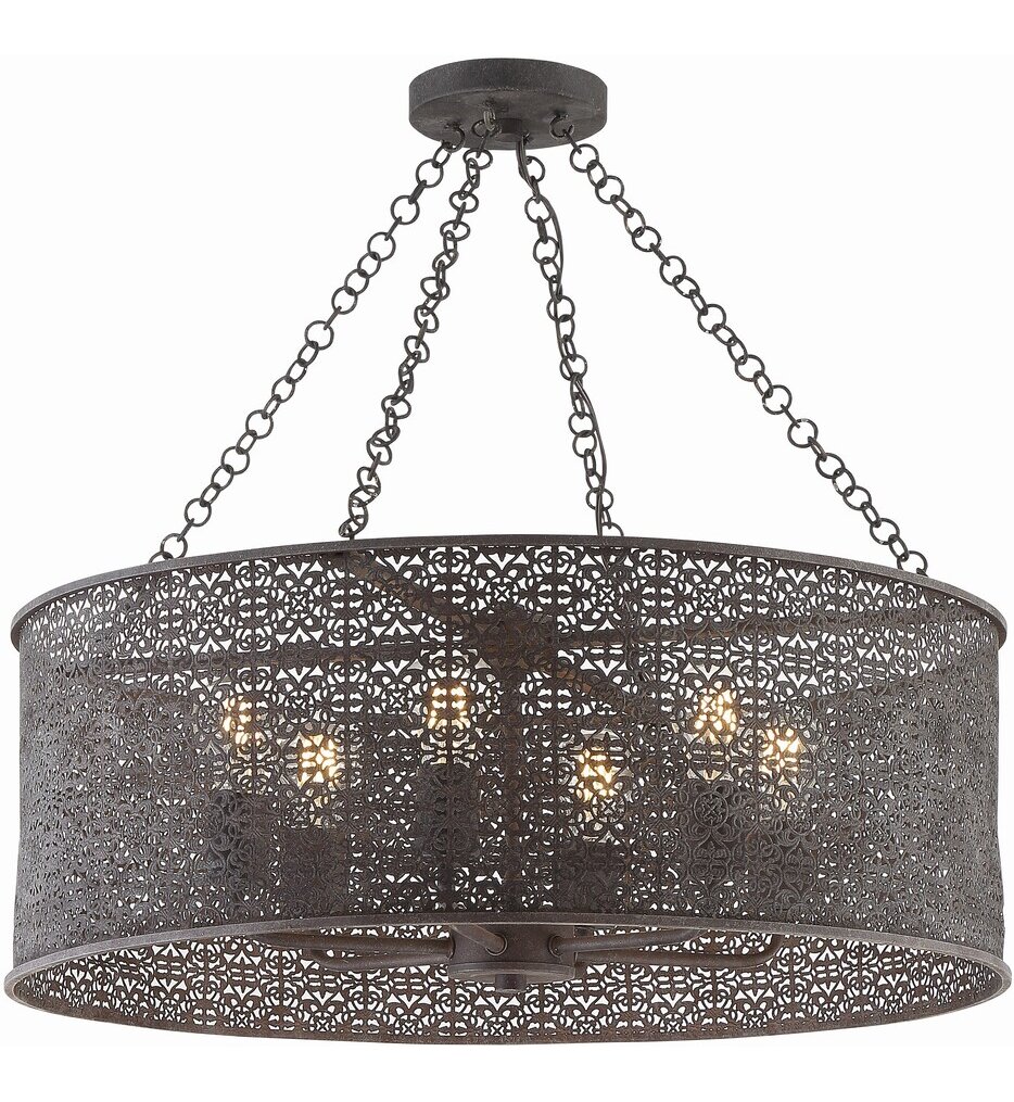 Crystorama - JAS-A5016-FB - Jasmine 25" Chandelier
