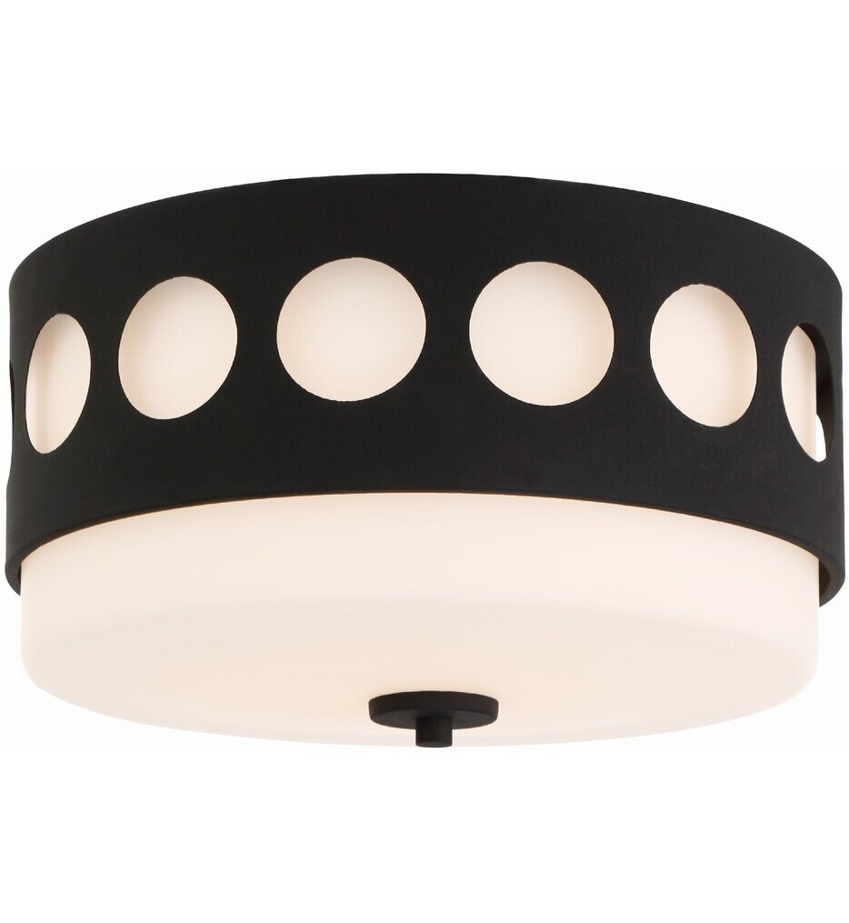 Crystorama - Kirby 13.25" Flush Mount