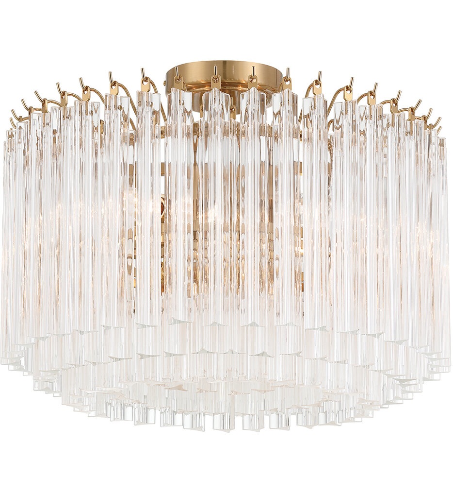 Crystorama - Lofton 18" Semi-Flush Mount