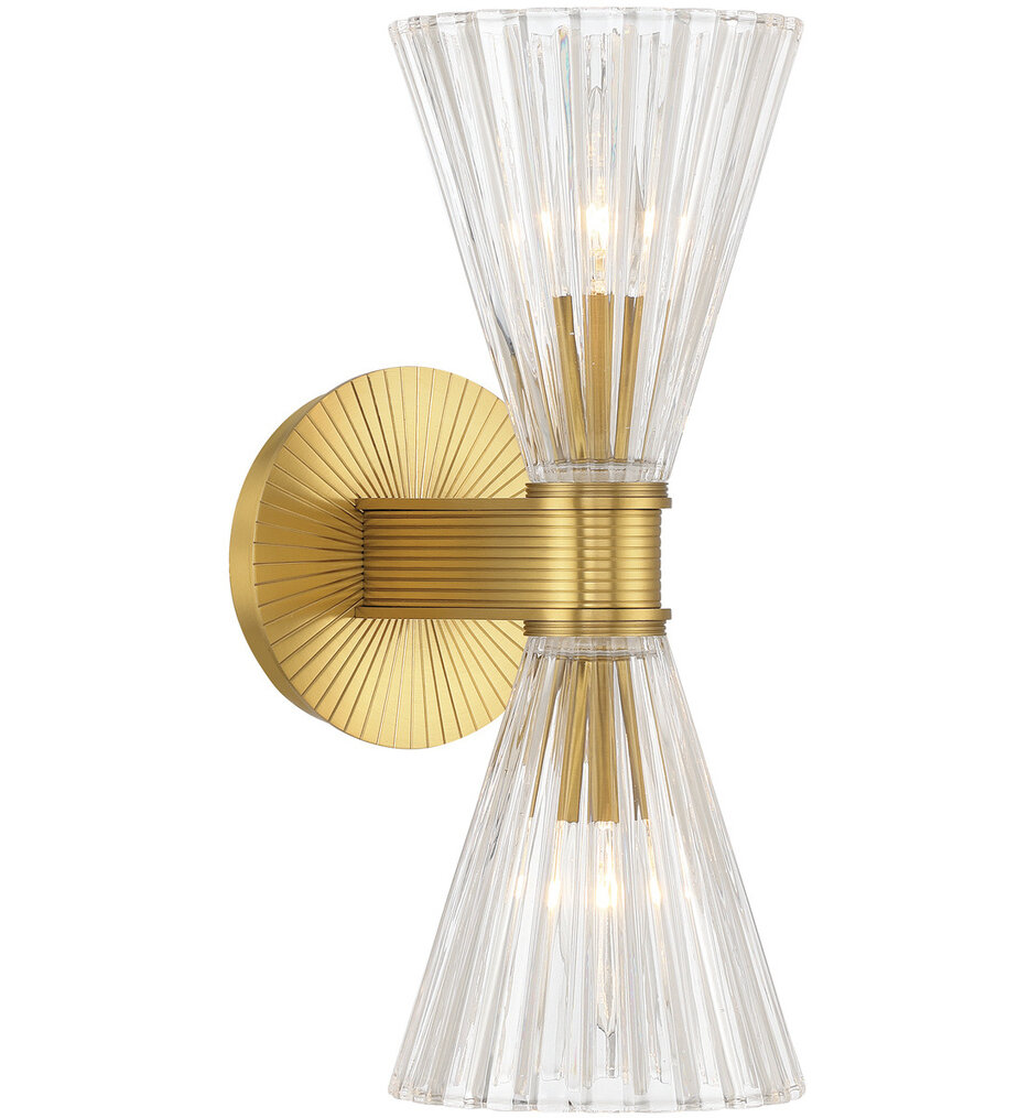 Crystorama - Lotus 13.75-Inch Wall Sconce