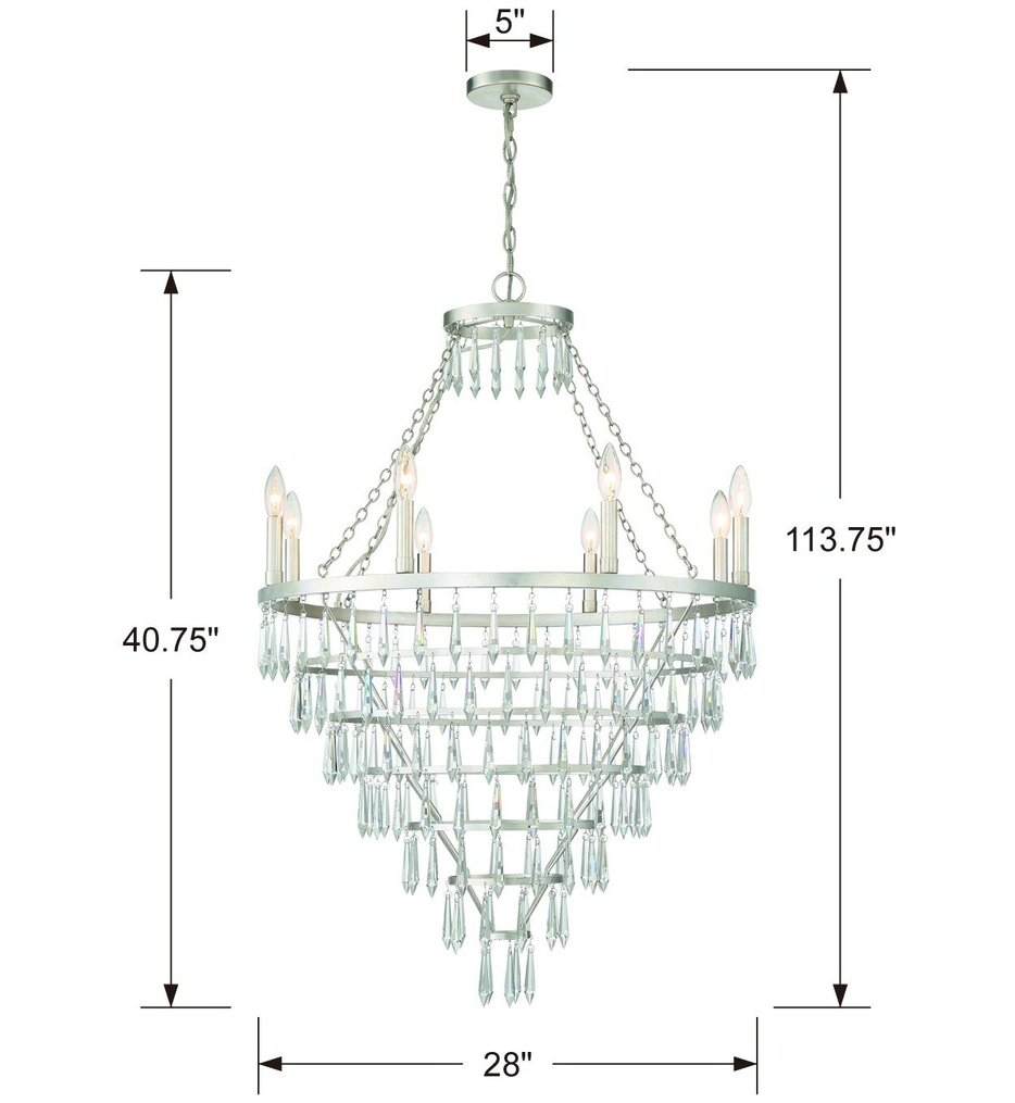 Lucille 28" Chandelier